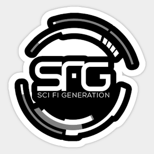 SCI FI GENERATION LOGO CREWNECK SHIRT Sticker